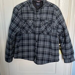 Smith’s Workwear blue plaid jacket